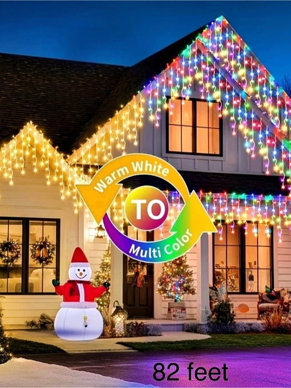 82-Foot Multicolor String Lights